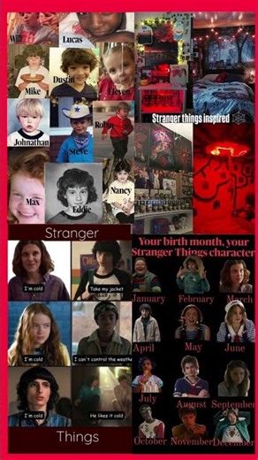 🔥 Stranger Things Characters Then vs Now + Birth Month Challenge! Which One Are You? 😱🎬 #afterwefell