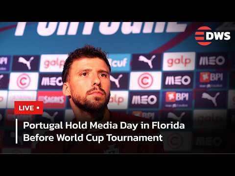 LIVE: Portugal Team Press Conference at Florida Base Ahead of World Cup Kickoff | DWS News | AD14