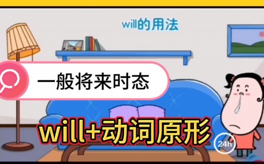 一般将来时态，will 动词原形，三种基本用法讲解