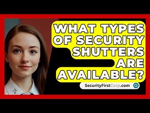 What Types Of Security Shutters Are Available? - SecurityFirstCorp.com