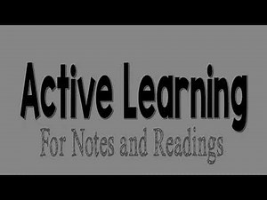 How to Turn a Reading or Lecture into Active Learning