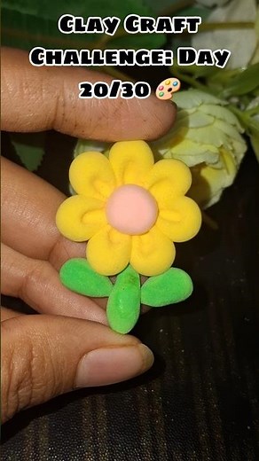 Making Cute Clay Charms! 🐻🌼 | Day 20/30claycraft #clayart #cutecharms #diy
