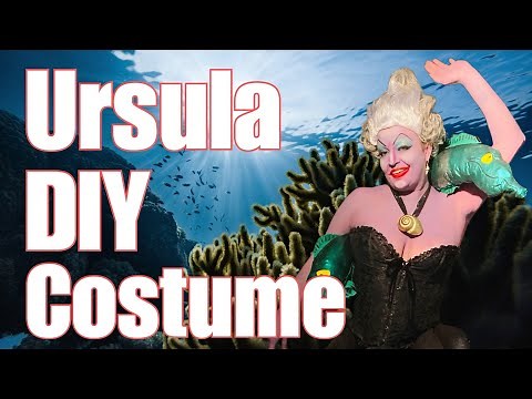 Ursula DIY costume and make up tutorial. This is Cal O'Ween!