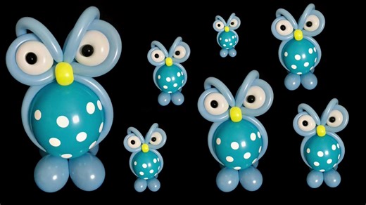 Balloon Owl 🦉 by #askmeforaballoon 🎈#balloons #balloonartistsoftiktok #balloontwister #balloonartist #partyballoon #diy #howto #twistyballoons #learnballoons #partydecorationideas #balloondecorationideas #balloonart