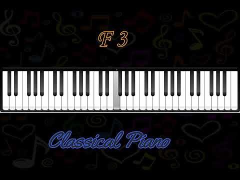 F3 classical piano note