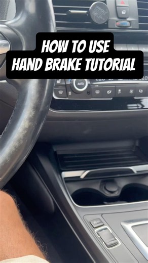 How To Use Hand Brake Tutorial 😂