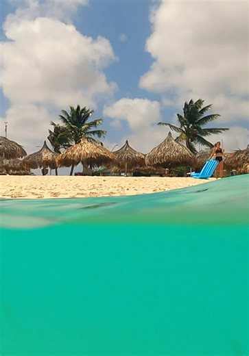 just float here with me & wash away all your worries #travelphotography #cinematic #aruba #eaglebeach #goprohero8
