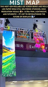 Next-Gen Rollable LED Screen! 📜🖥️✨ The Futuristic Display That Bends Like Magic