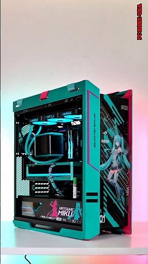 ASUS ROG x Hatsune Miku Dream Gaming PC Build! | First Look at RTX 5080! 🖥️✨ #gaming