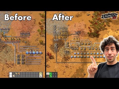 Rebuilding My Entire Factorio Factory From Scratch | Engineezy Live ep.3