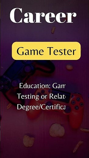 Career Opportunities | Game Tester | Career | Salary | Skills|Education