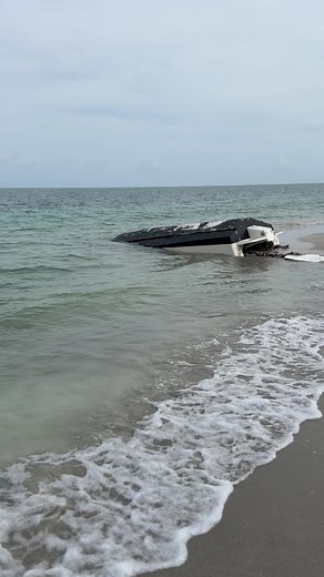 9.5K views · 80 reactions | Found a Boat capsized on the beach of Key Biscayne Florida. Chacknit out. #fishingfins #fishing #boat #boating #keybiscayne #miami #florida #saltlife #ocean #amazing #saltwaterfishing #pelagic #fishingtips #fyp #fypシ | Fishingfins | Facebook