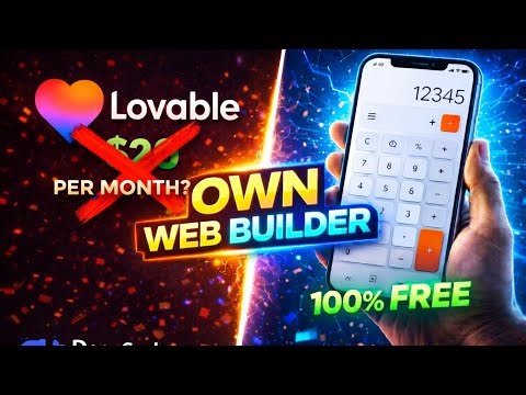 Forget Lovable! Build Your Own AI Website Builder on Mobile (FREE) 🤯