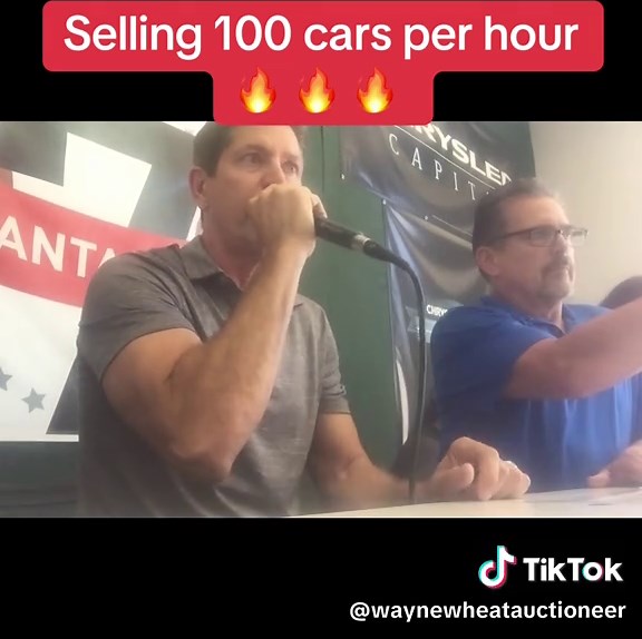 Fast Talker Sells 100 Cars Per Hour at Auction