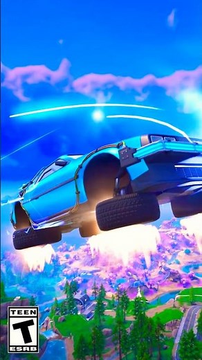 BTTF DeLorean FLYING Feature in Fortnite Chapter 7!🔥