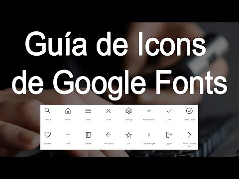 Guía de Icons de Google Fonts | Google Icons | Material Icons