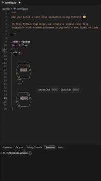 Heads or Tails? 🪙 | Python Challenge #6