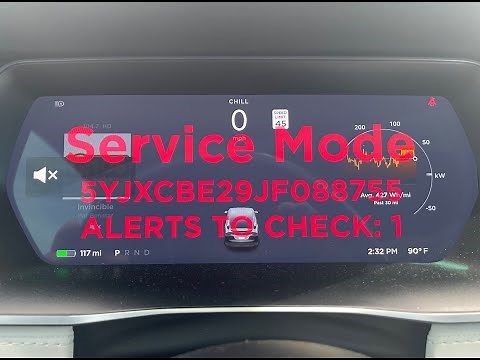 How to Get In or Out of Tesla Service Mode