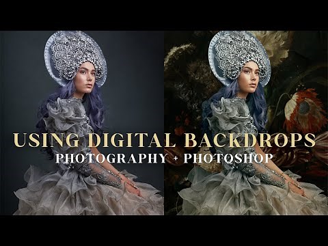 How to use Digital Backdrops | Photography + Photoshop | onlythecurious