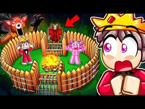 Building an OP BASE in 99 Nights in a Forest (Roblox)