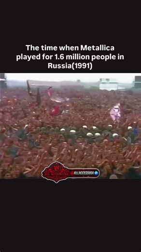 Metallica – Enter Sandman LIVE in Moscow 1991 | One of the Biggest Concerts Ever