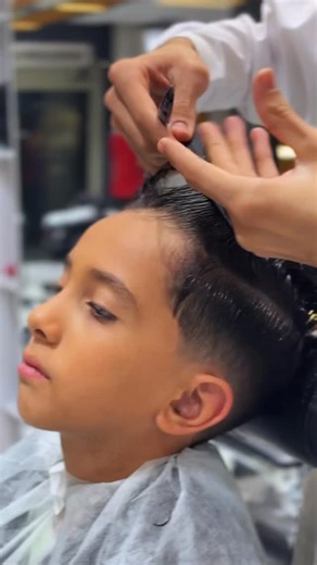 A fresh cut for a little gentleman.🥰. #citybarber #barbershop #freshcut #hairstylist | City Barber