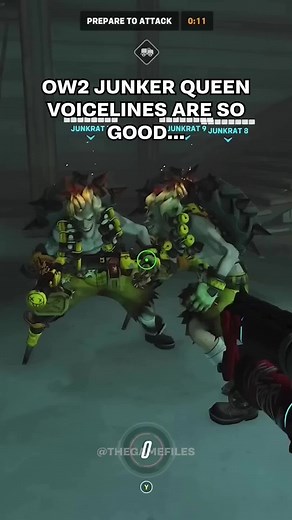 Junker Queen Voice Lines are so Good… (clips:Proto_VI) #overwatch #overwatch2