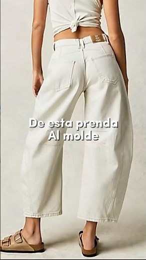 Cómo hacer un pantalón bombé desde el molde base | Moldería paso a paso