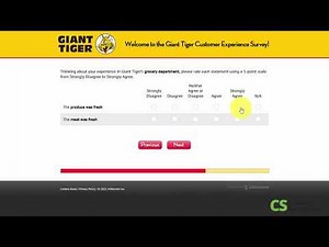 Giant Tiger Customer Experience Survey | 2023