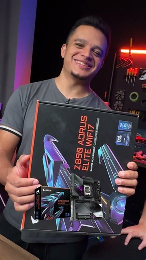 Z890 AORUS Elite + Intel Core Ultra 7 = A DUPLA PERFEITA!