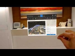 Navigating a Matterport 3D model through HoloLens