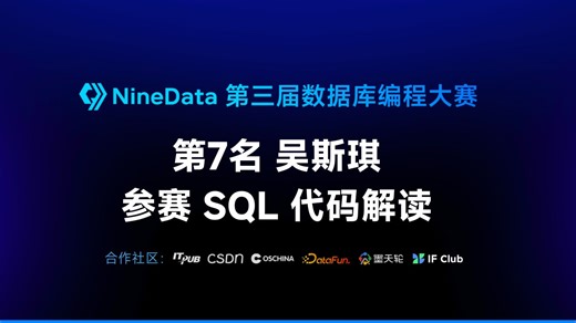 SQL编程大赛第7名吴斯琪：决赛唯一 MySQL 选手！用一条 SQL 解数独竟靠位运算 + MRV 算法