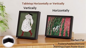 Vivelove 9x11 Metal Picture Frame, Black Aluminum Picture Frames with Upgrade Tempered Glass, Wall Mounting Horizontally or Vertically, Simple and Elegant Decor for Wall-1Pack