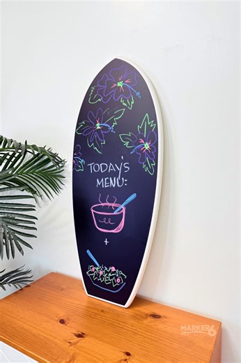 Surfboard Chalkboard Sign - Etsy