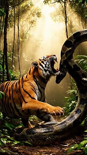 When a Tiger Fought a Python to Save a Woman — But What the Gorilla Did Next Left Everyone Frozen