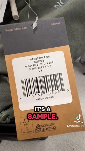 North Face SAMPLE at Ross?! Rare find 👀 #TheNorthFace #rossfinds