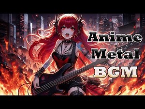 Anime Metal Power ⚔️🔥 | Epic Gaming & Battle Music Mix 🎶