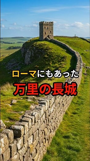 ローマにもあった万里の長城 #shorts #歴史 #雑学