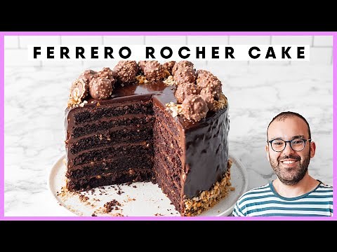 Learn How To Make A Soft And Moist Ferrero Rocher Cake