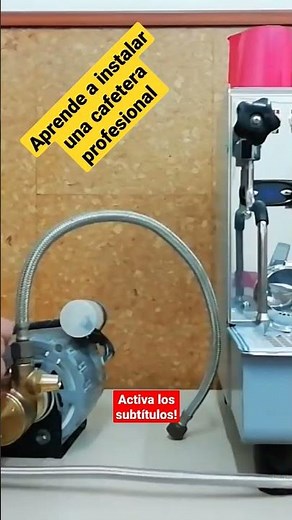 Como se instala una cafetera industrial?