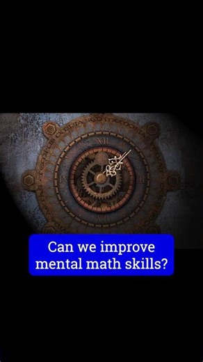 Train Your Brain for Faster Math