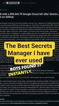 Stop hardcoding API keys. Doppler makes secrets easy #cybersecurity #dev #devops #coding #homelab