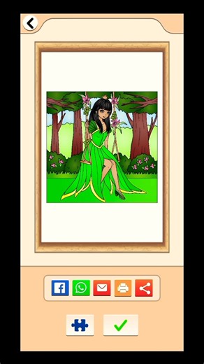 let's color new manga princess 🥰#coloringbook #fillcolor #gaming #gameplay #princesscoloring