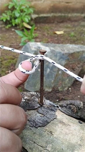 "The Most Beautiful Knot (Easy & Useful!)" #knot #shorts #diy