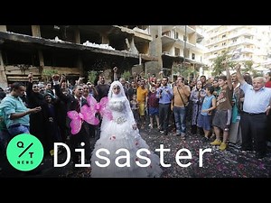 Beirut Blast Interrupts Wedding Photo Shoot