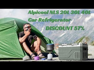 Alpicool NLS 20L 30L 40L Car Refrigerator Mini Fridge Freezer 12V Portable Compressor Cooler