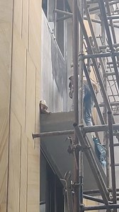 Dry cladding of Dholpur stone 30mm using Hilti clamps & fasteners. #elevationcladding #naturalstonecladding #dholpurstinelove | LP2 Enterprises. | Facebook