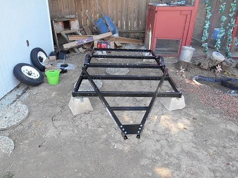 Ironton 5 by 8 utility trailer assembly (part 1 of 2)