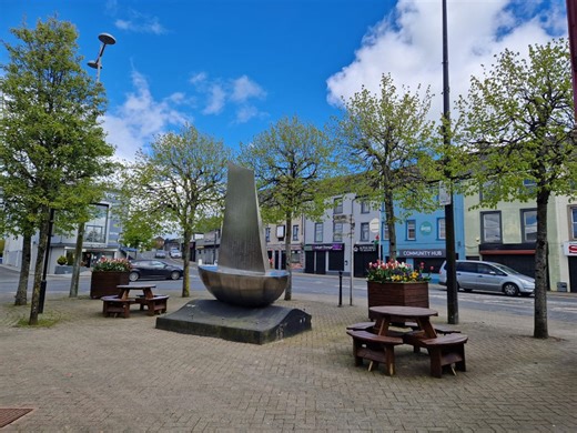 Strabane town centre