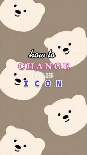 HOW TO CHANGE THE FOLDER ICON